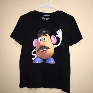 Zara Mr. Patato Black T Shirt size Small Toy Tory